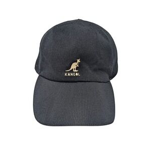 Kangol Tropic Space Cap Baseball Hat Black Large Y2K Streetwear Summer Casual